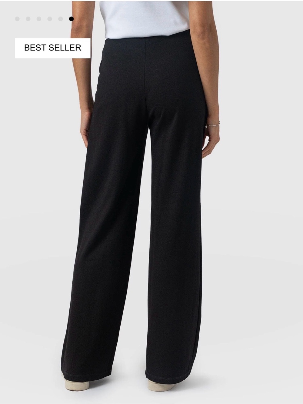 Saint + Sofia Keller Ponte Wide Leg Pant - Picture 4 of 6